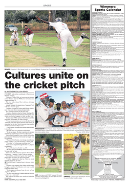 Cultures Unite on the Cricket Pitch