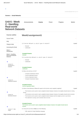 Week 2 - Handling Real-World Network Datasets