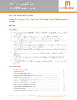 Mercom Capital Group India Solar Market Update