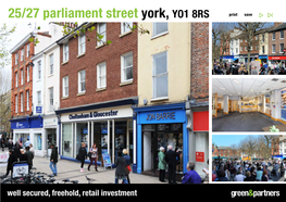 25/27 Parliament Street York, YO1 8RS