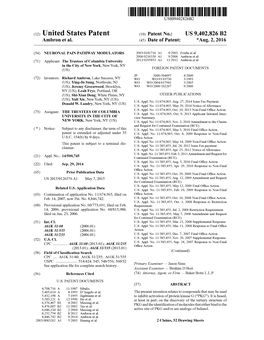 (12) United States Patent (10) Patent No.: US 9.402,826 B2 Onald W