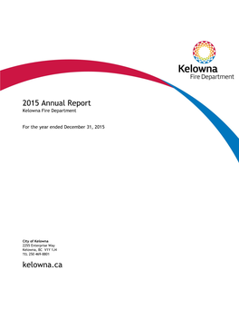 2015 Annual Report Kelowna.Ca