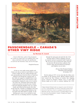 Passchendaele – Canada's Other Vimy Ridge