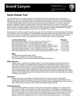 North Kaibab Trail