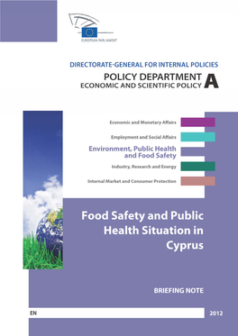 Food Safety and Public Health Situation in Cyprus