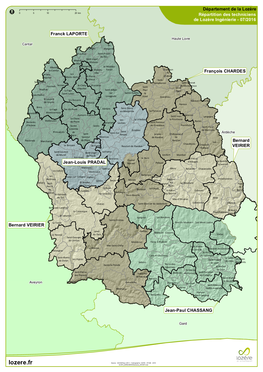 I 0 5 10 20 Km Répartition Des Techniciens De Lozère Ingénierie - 07/2016