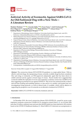 Antiviral Activity of Ivermectin Against SARS-Cov-2: an Old-Fashioned Dog with a New Trick— a Literature Review