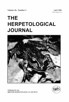 The Herpetological Journal