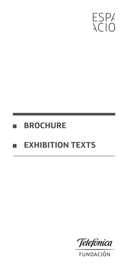 Brochure Exhibition Texts