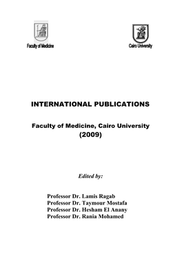 International Publications (2009)