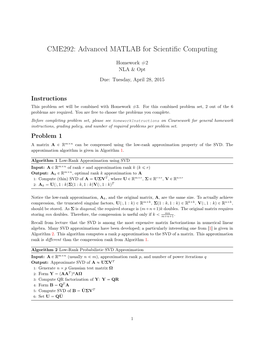 CME292: Advanced MATLAB for Scientific Computing