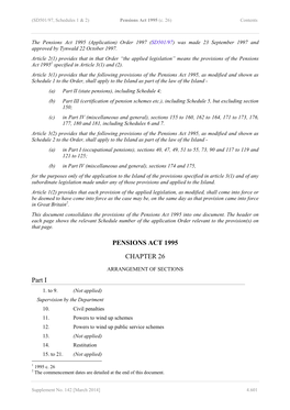 Pensions Act 1995 (C