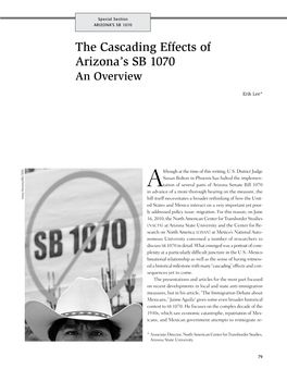 The Cascading Effects of Arizona's SB 1070 an Overview