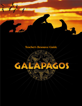 A Teacher's Resource Guide to Galapagos