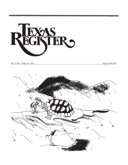 Texas Register V.24 No.22