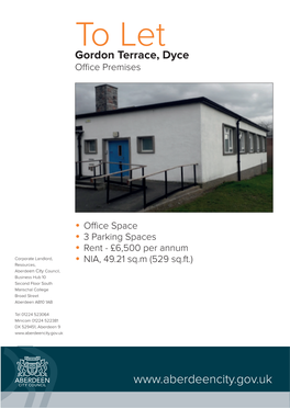 Gordon Terrace, Dyce Office Premises