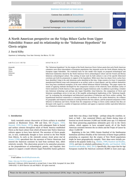 A North American Perspective on the Volg (PDF)