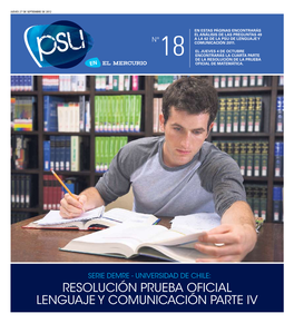 Resolución Prueba Oficial Lenguaje Y Comunicación Parte Iv