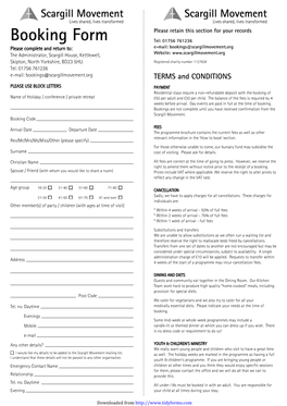 Booking Form