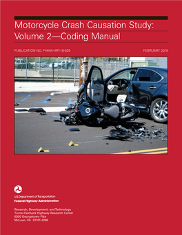 Motorcycle Crash Causation Study: Volume 2—Coding Manual