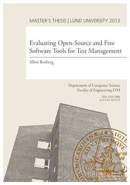 Evaluating Open-Source and Free Software Tools for Test Management