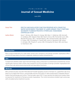 Journal of Sexual Medicine