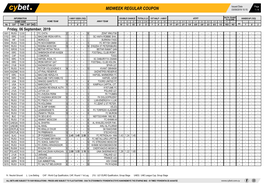 Midweek Regular Coupon 03/09/2019 10:15 1 / 4