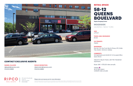 58-12 QUEENS BOUELVARD Staples Shopping Center WOODSIDE QUEENS | NEW YORK