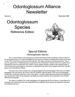 November 2008 Newsletter