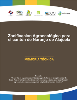 Zonificación Agroecológica Para El Cantón De Naranjo De Alajuela