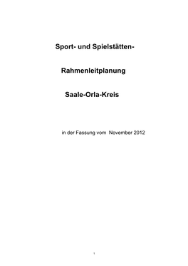 Sport- Und Spielstätten