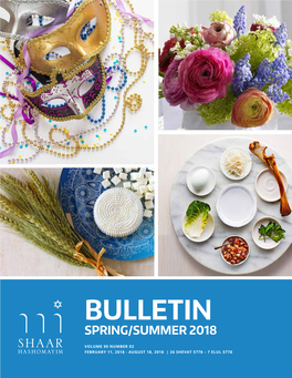 Bulletin Spring/Summer 2018