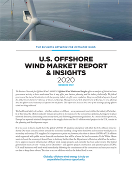 U.S. Offshore Wind Market Report & Insights 2020
