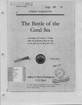 The Battle of the Coral Sea