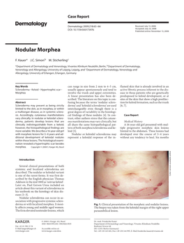 Nodular Morphea