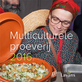 Multiculturele Proeverij 2016 Zo Trots Als Een Lavansiaan!