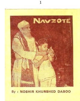NAVZOTE - MUBARAK to Dear, ______With Congratulations, Choicest Greetings & Zoroaster’S Blessings! From
