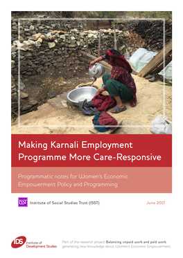 Making Karnali Employment Programme More Care-Responsive