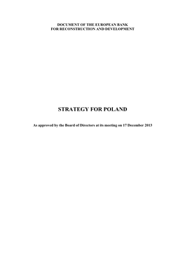 Strategy for Poland