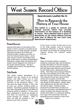 How to Research the History of Your House