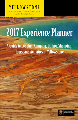 2017 Experience Planner