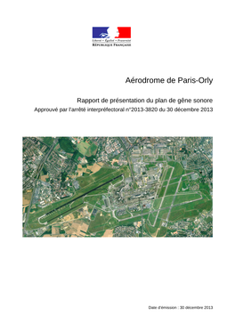 Rapport Présentation PGS Orly 2013 12 30