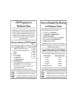 P2P Removal Windows Vista Both