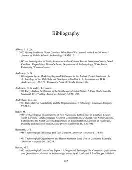 Bibliography