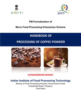 Handbook of Processing of Coffee Powder 2