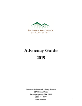 Advocacy Guide 2019