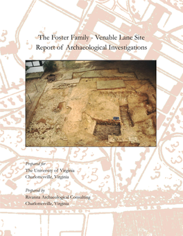 The Foster Family – Venable Lane Site