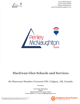 Macewan Glen Schools and Services
