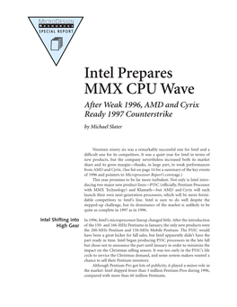 Intel Prepares MMX CPU Wave After Weak 1996, AMD and Cyrix Ready 1997 Counterstrike