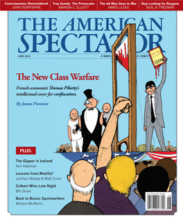 E New Class Warfare French Economist Omas Piketty’S Intellectual Cover for Con Scation